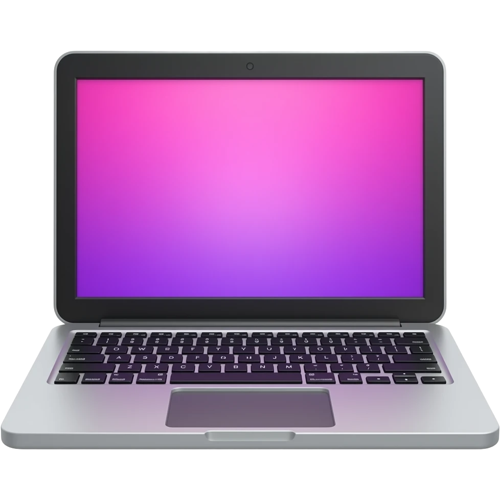 vaporwave 3d wireframe, quirky, unique, computer, pink, purple, aesthetic emoji