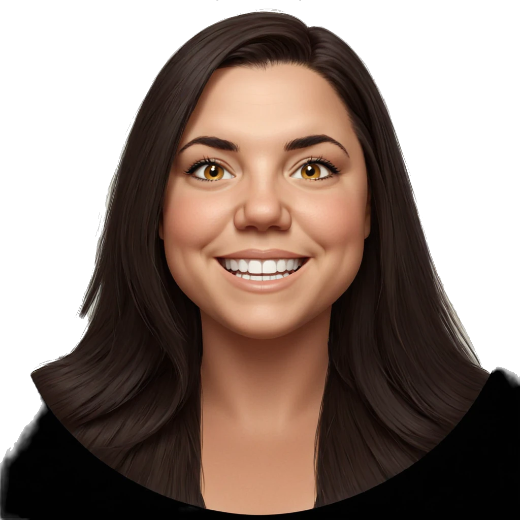 realistic portrait of smiling girl emoji