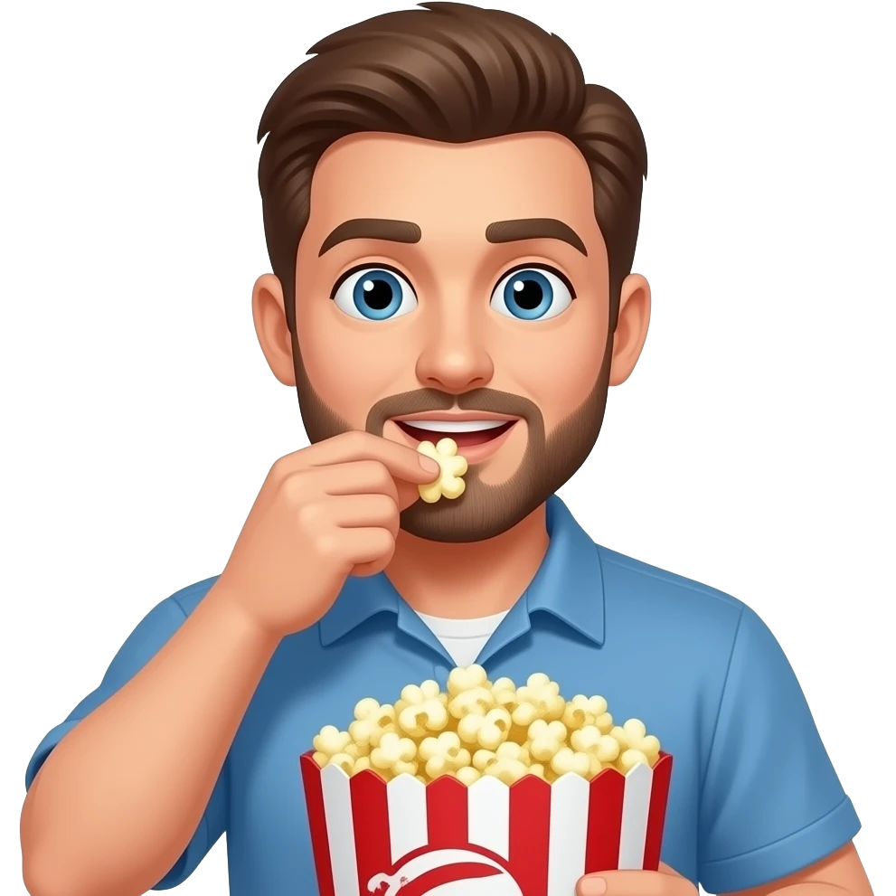 jason vorhese eating popcorn emoji