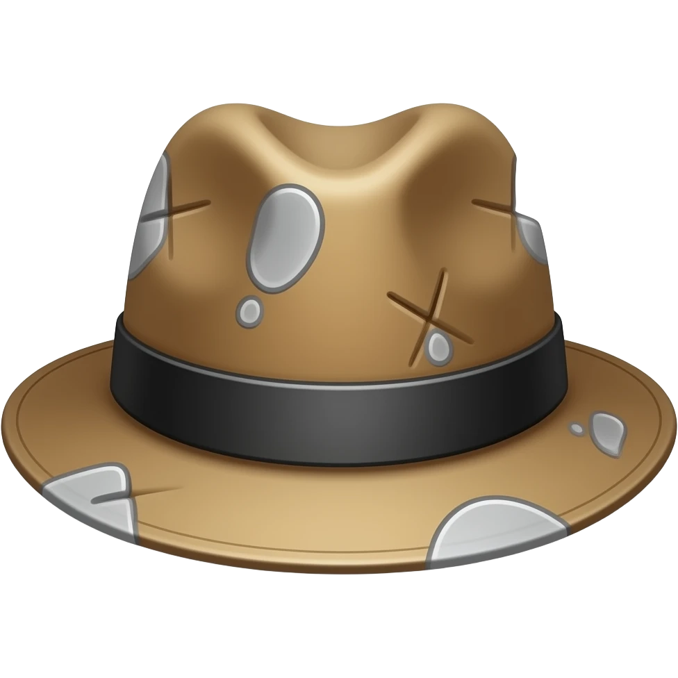 damaged  hat emoji