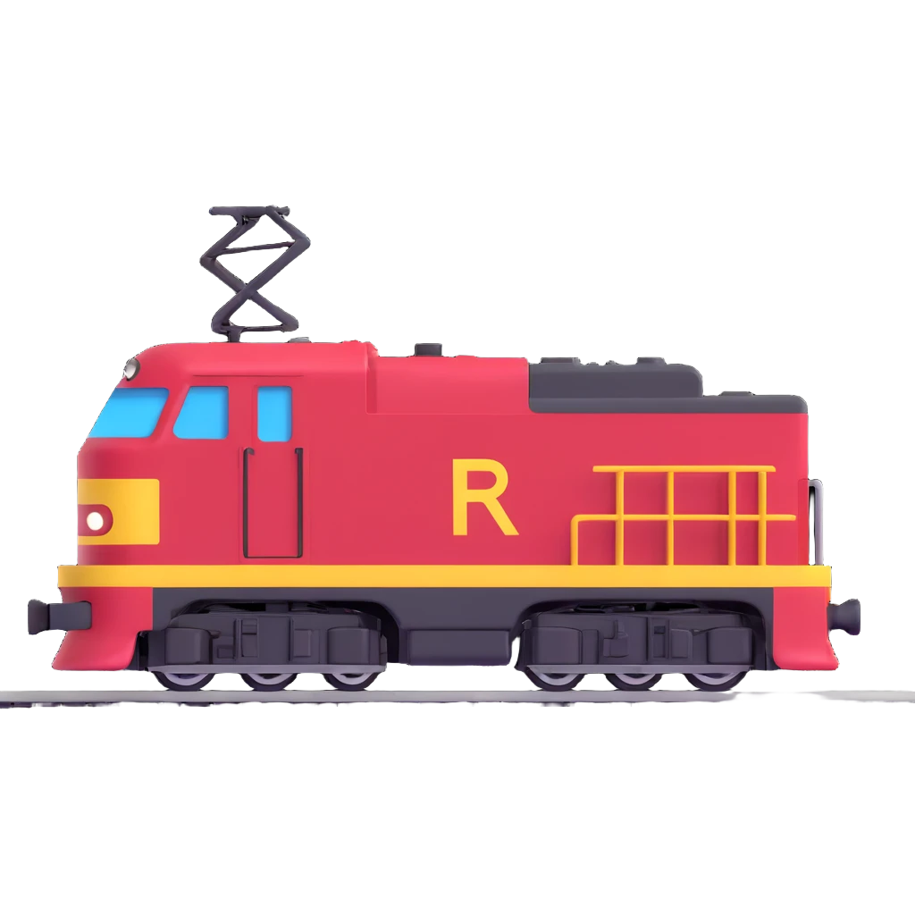 Pennsylvania railroad electric locomotive emoji
