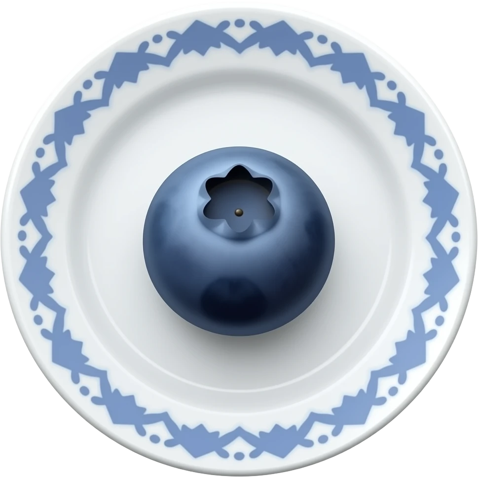 That one but make the blueberry be lower emoji