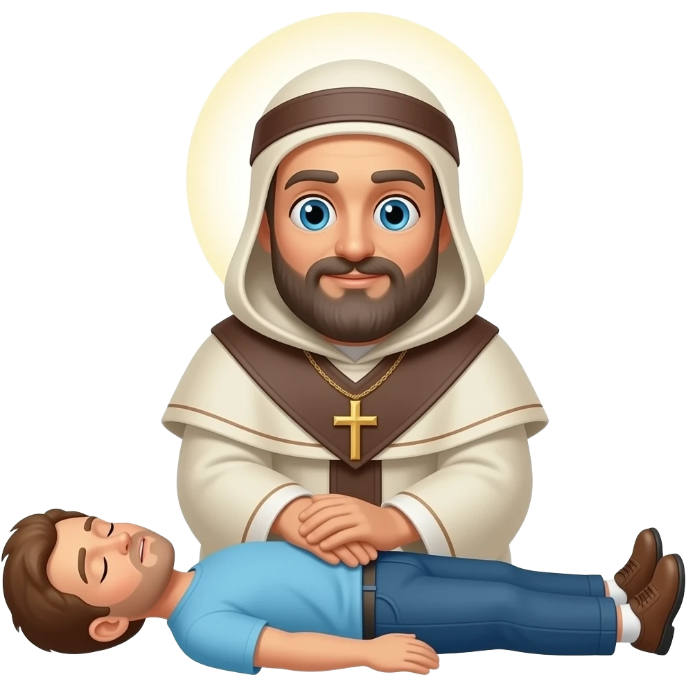 The priest is a resuscitator emoji