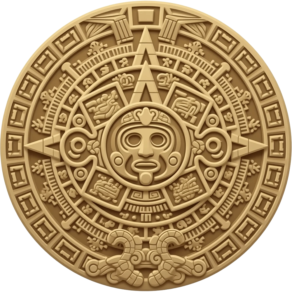 calendario imperio maya emoji