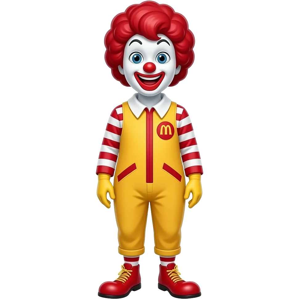 Ronald McDonald from Fictional Characters emoji