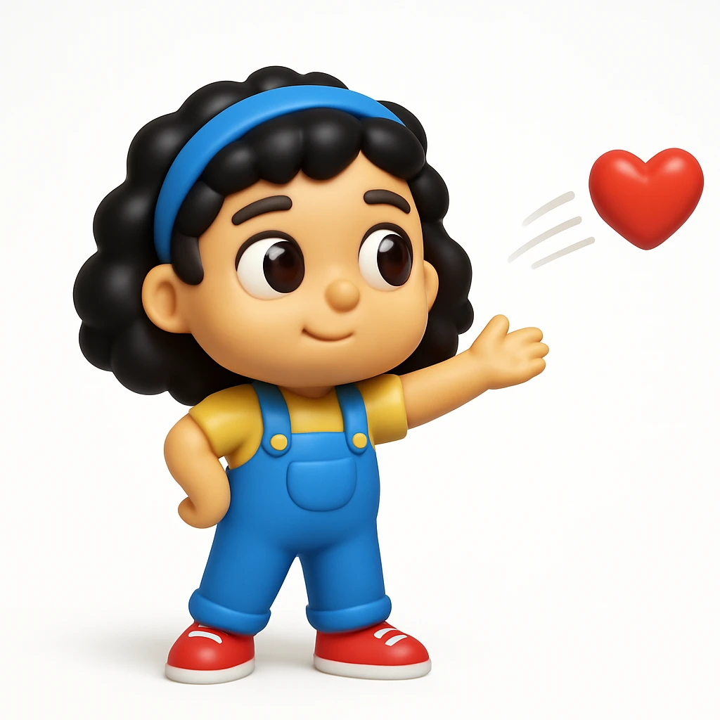 Convert the uploaded image into a 3D Apple-style emoji — preserve the key shapes, colors, and overall composition of the original image. Simplify the forms into clean, rounded cartoon-style elements while keeping the subject recognizable. Apply glossy textures, soft lighting, smooth shading, and render everything in Apple emoji style on a clean white background

 emoji