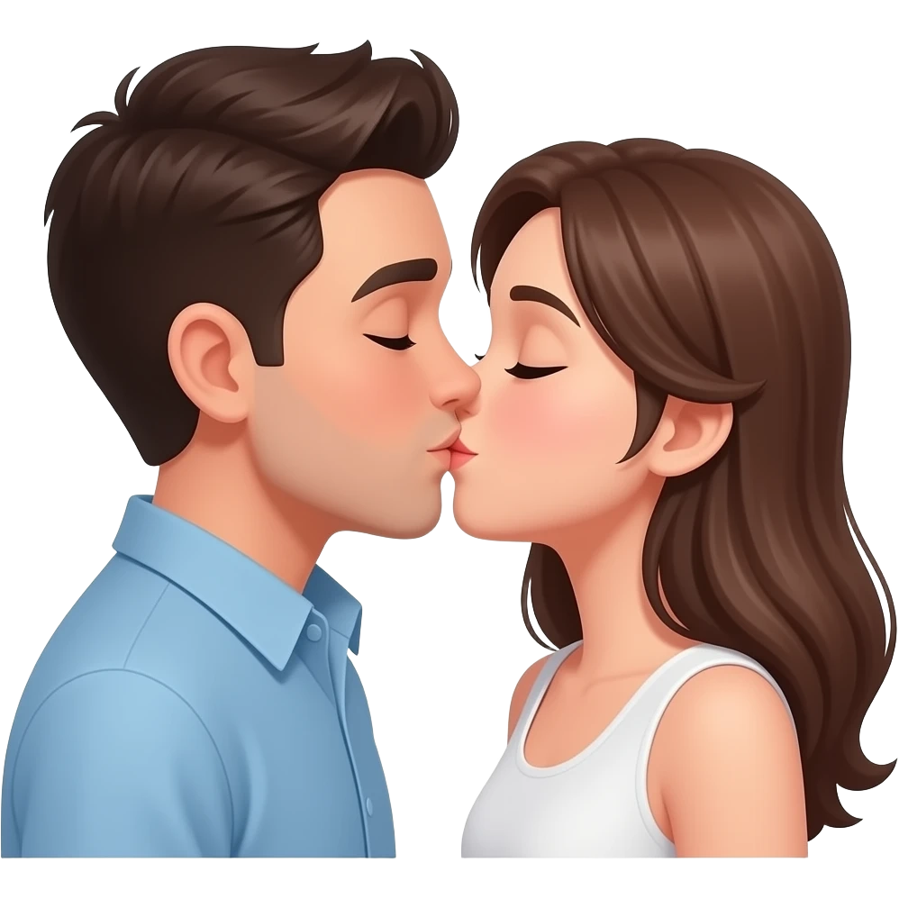 Kissing emoji
