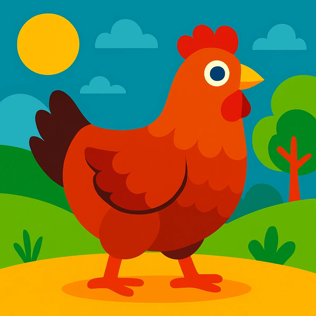 Hen emoji