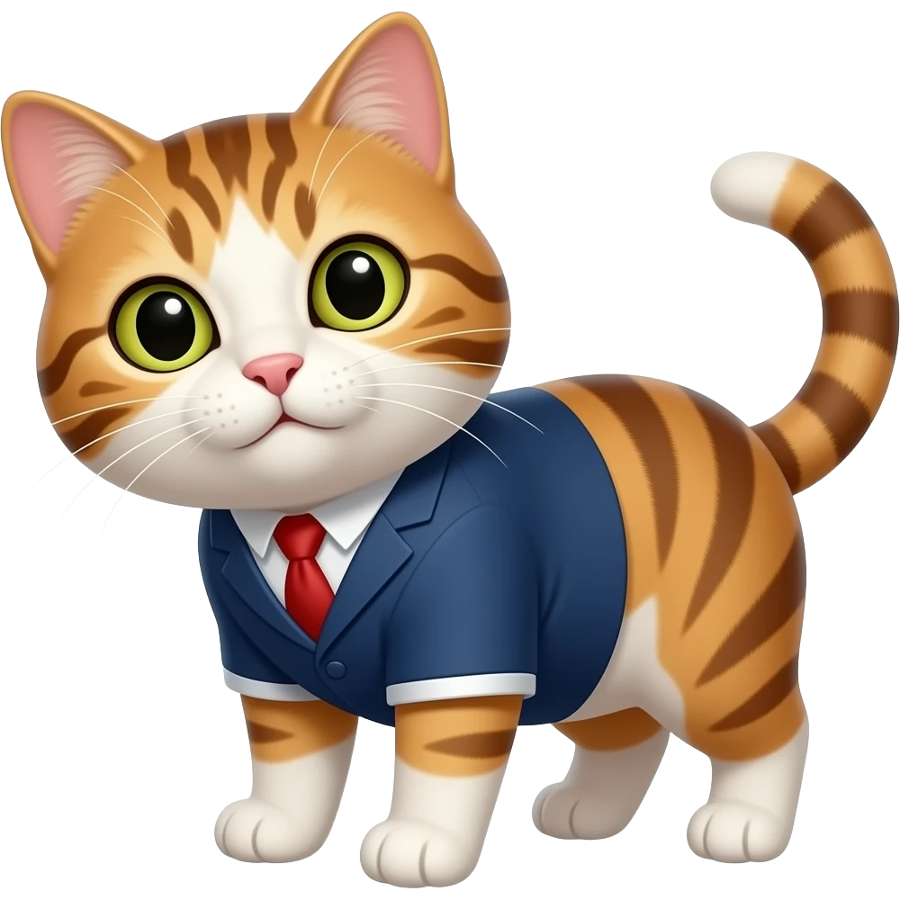 A cat president emoji