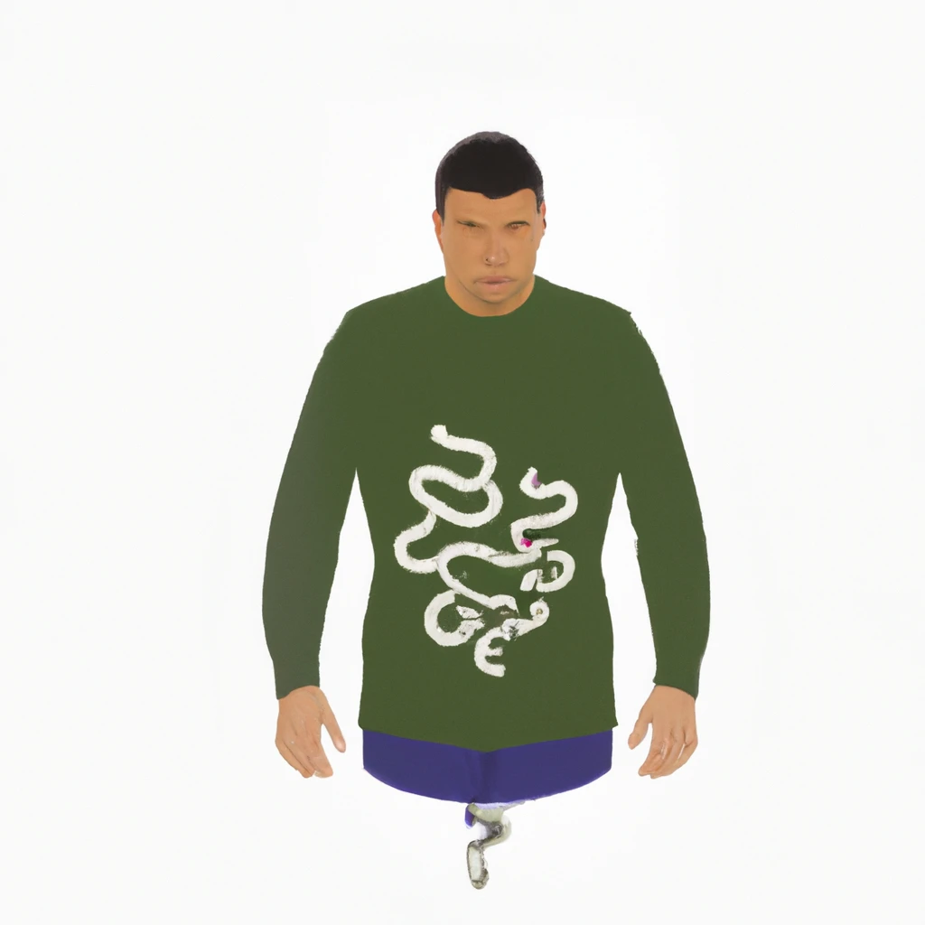 Uomo con parassiti intestinali  emoji