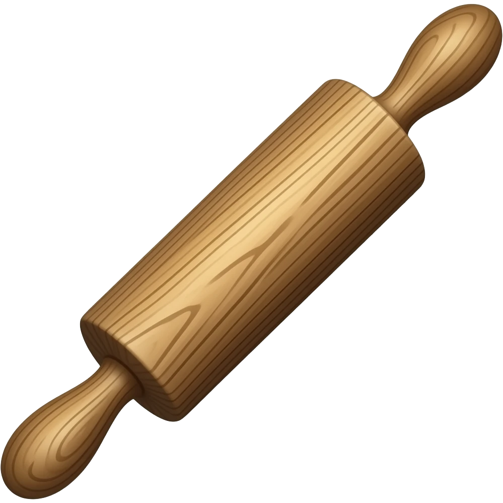 wooden rolling pin emoji
