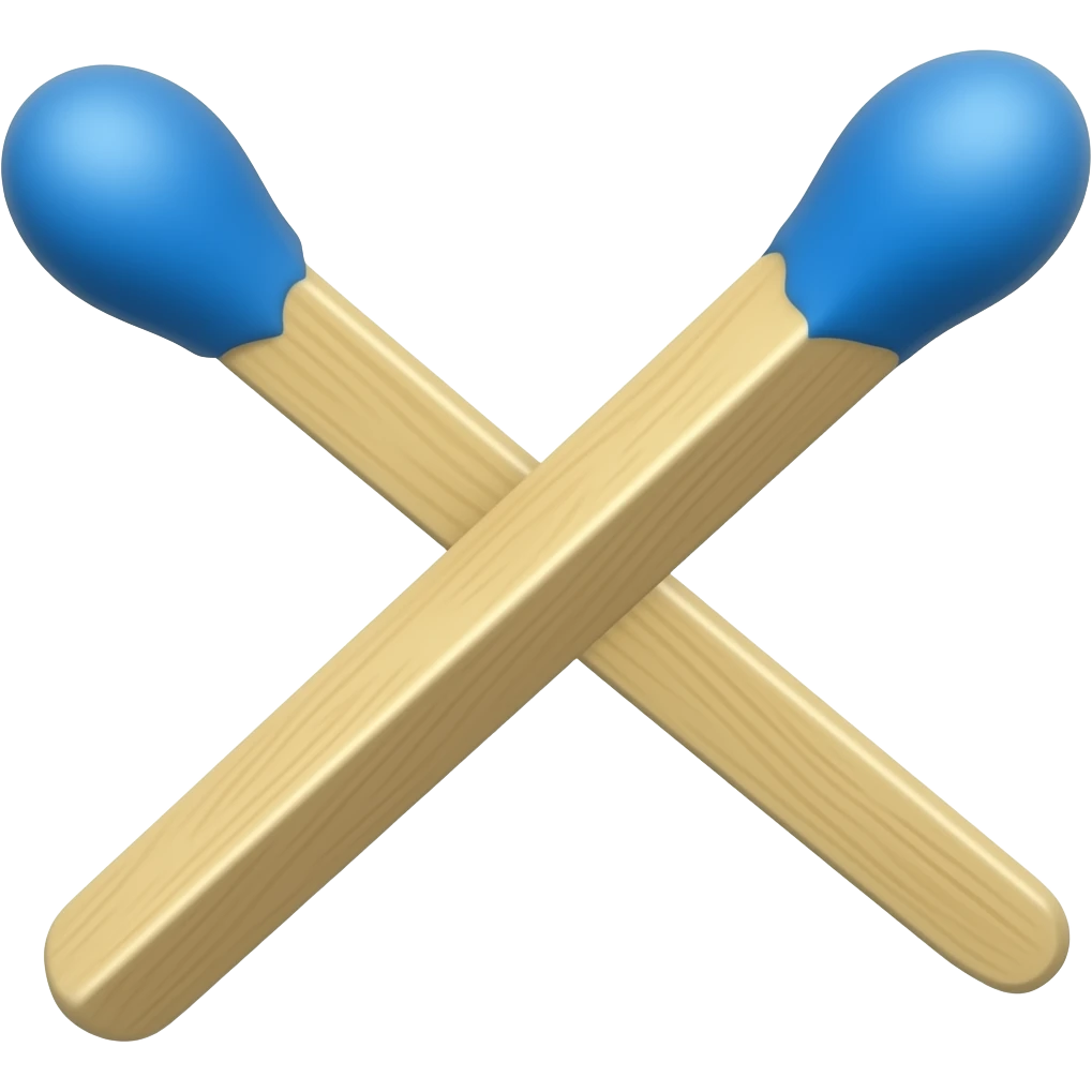 Blue Match emoji