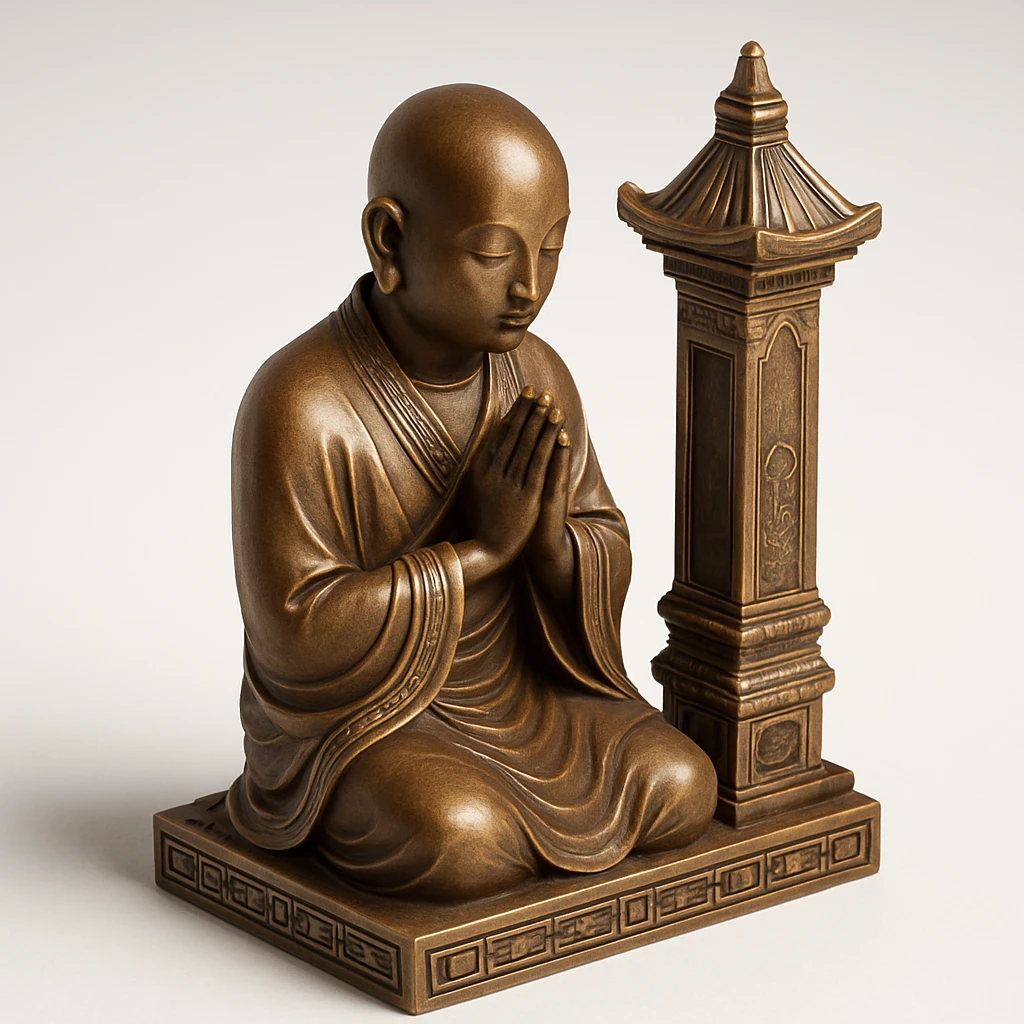 people praying in a Buddhist temple emoji