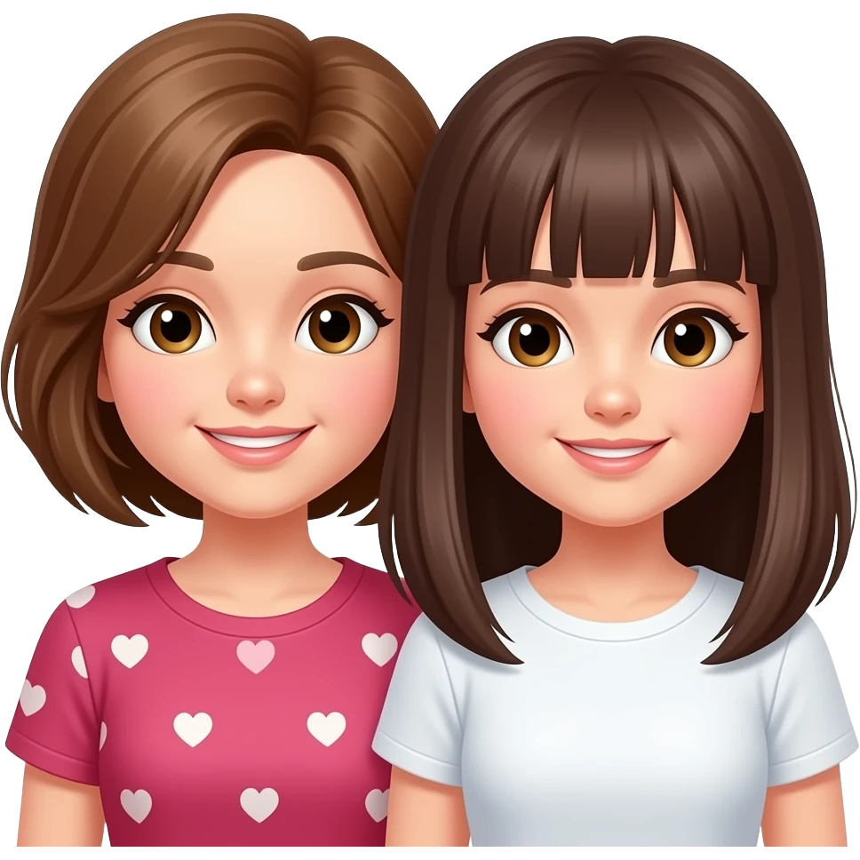 Two girls together emoji