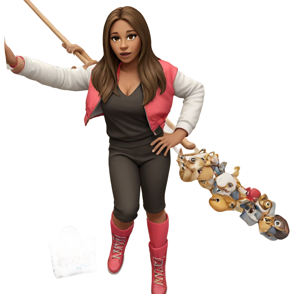 confident girl on stairs emoji