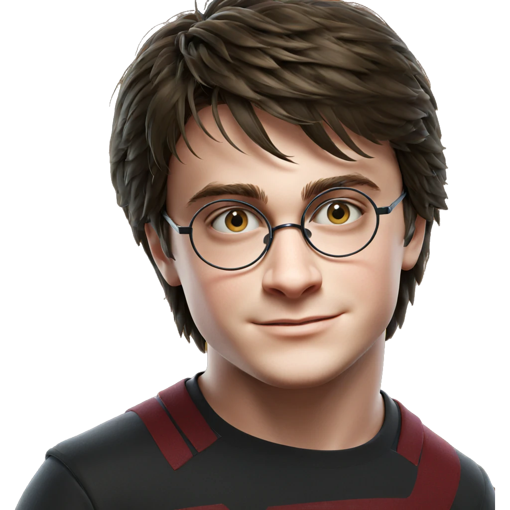 smiling boy with glasses emoji