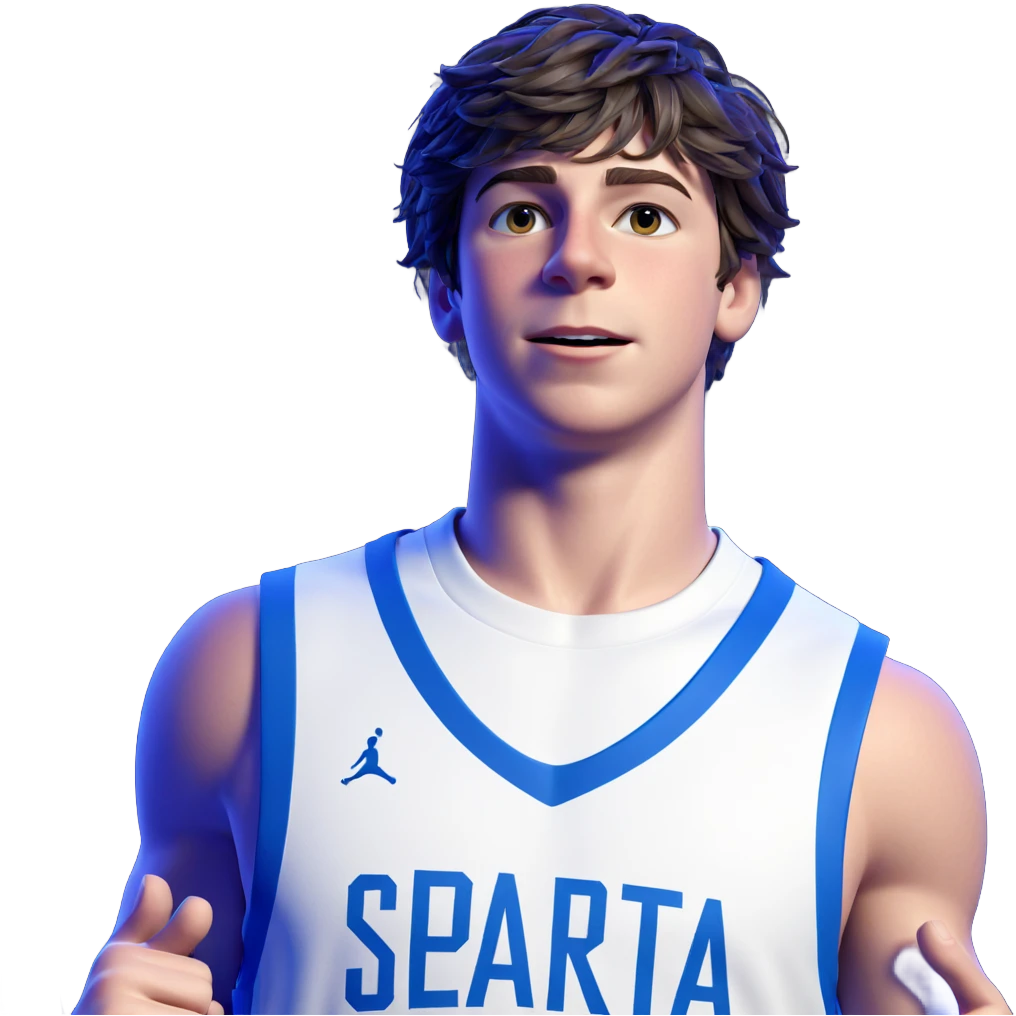 basketball boy in sportswear emoji