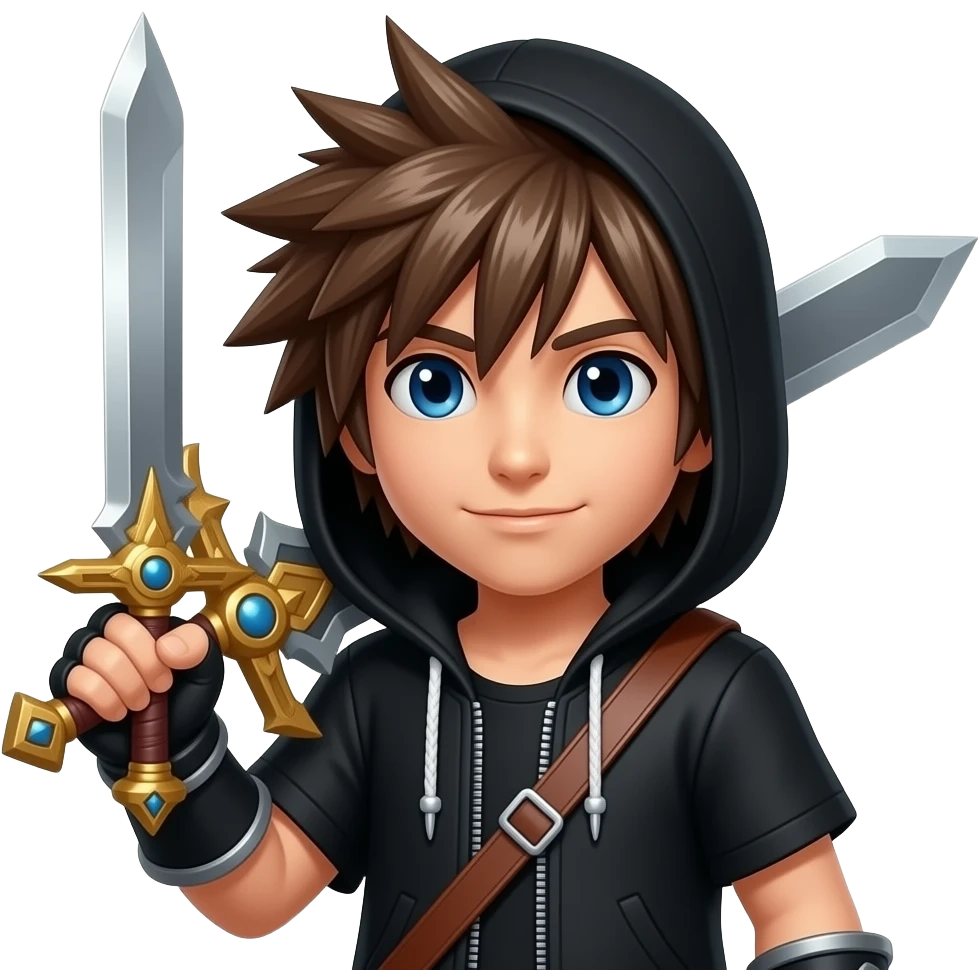 Kingdom hearts roxas emoji