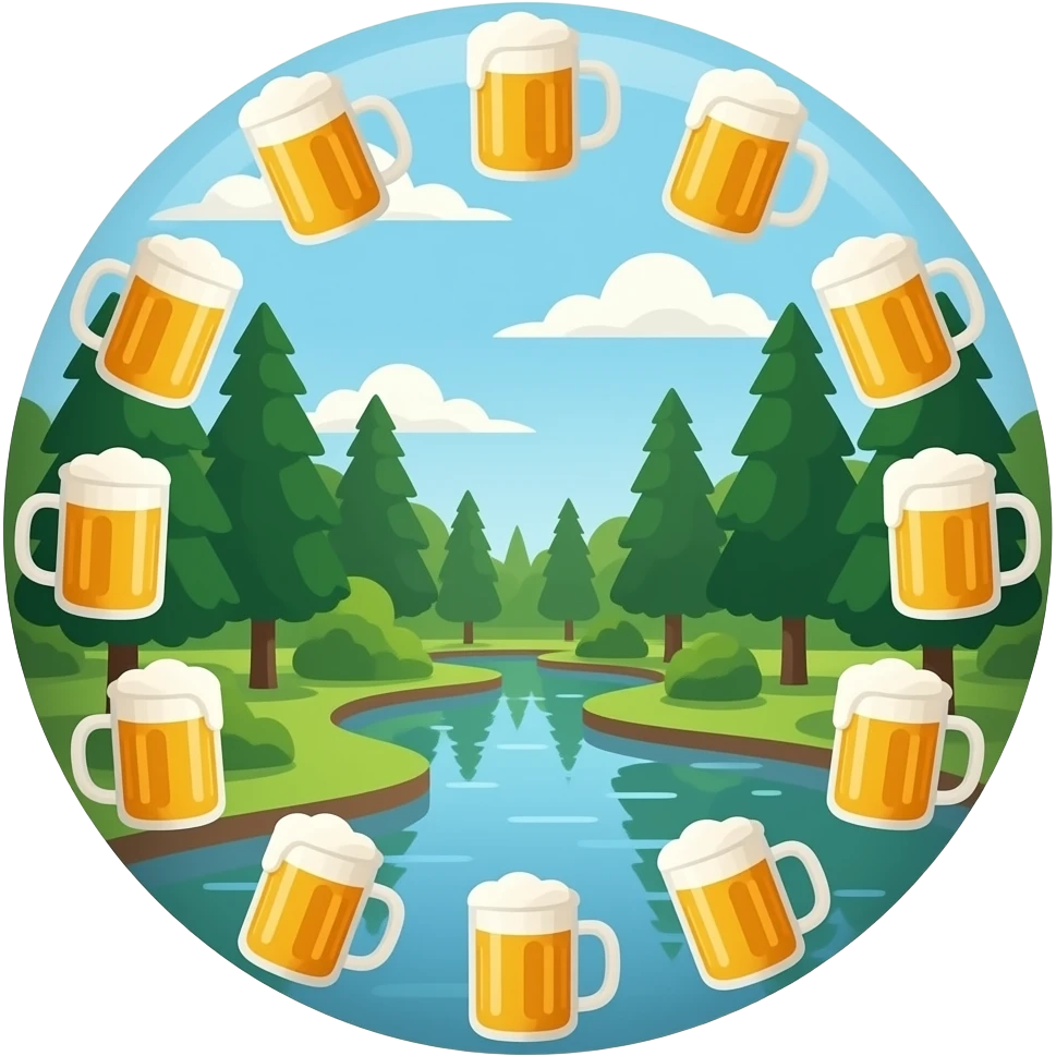 I want to create an East London style Emoji. Using victoria park and beers as the symbol emoji