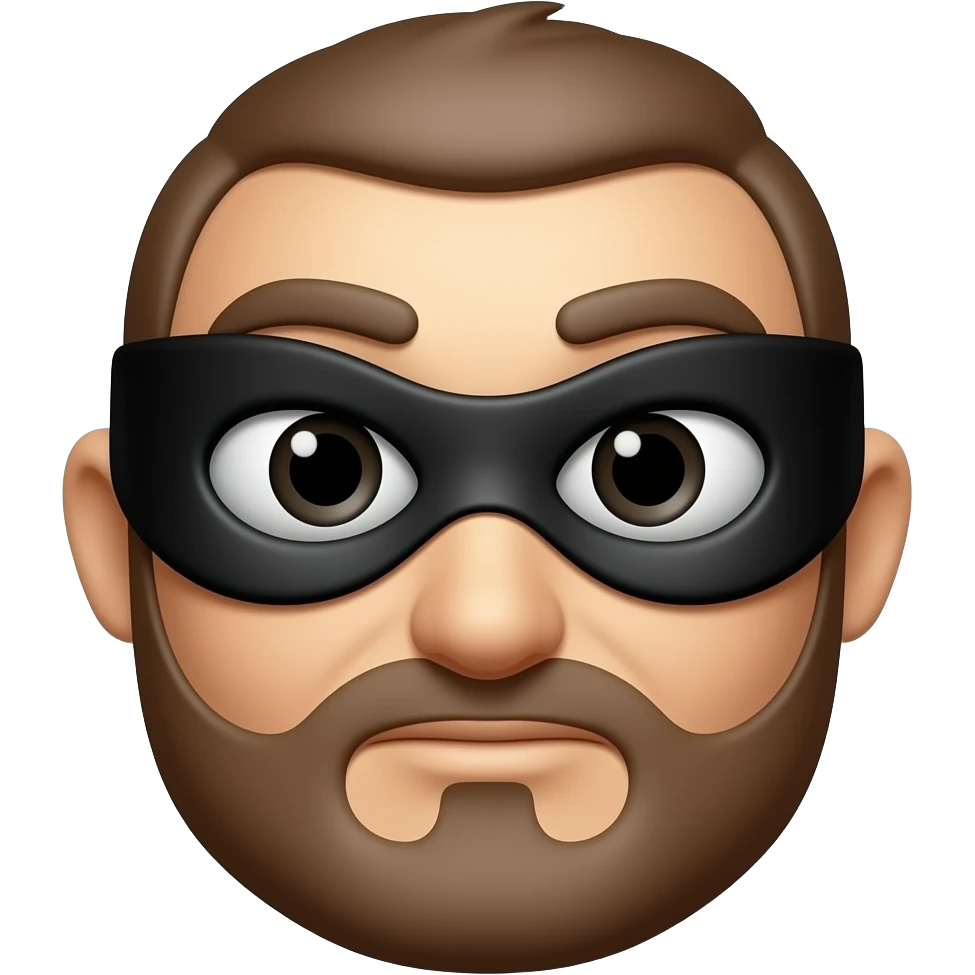 Classic emoji robber emoji