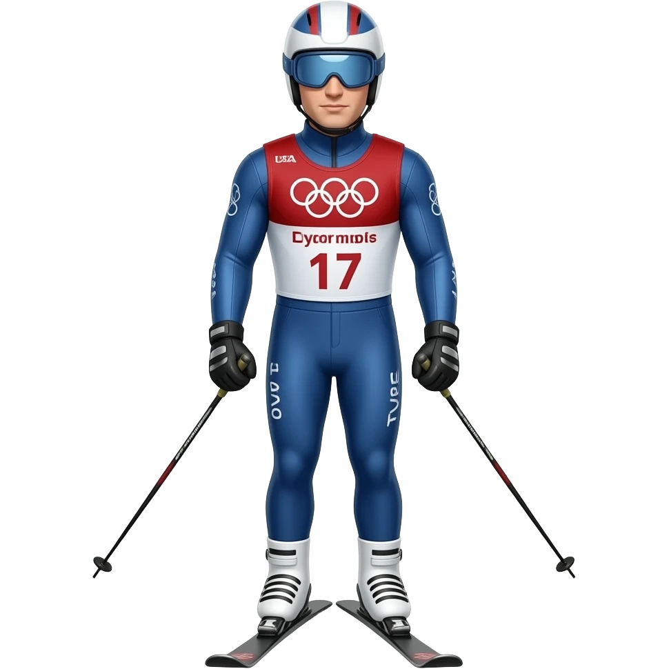 USA Olympic Skier emoji