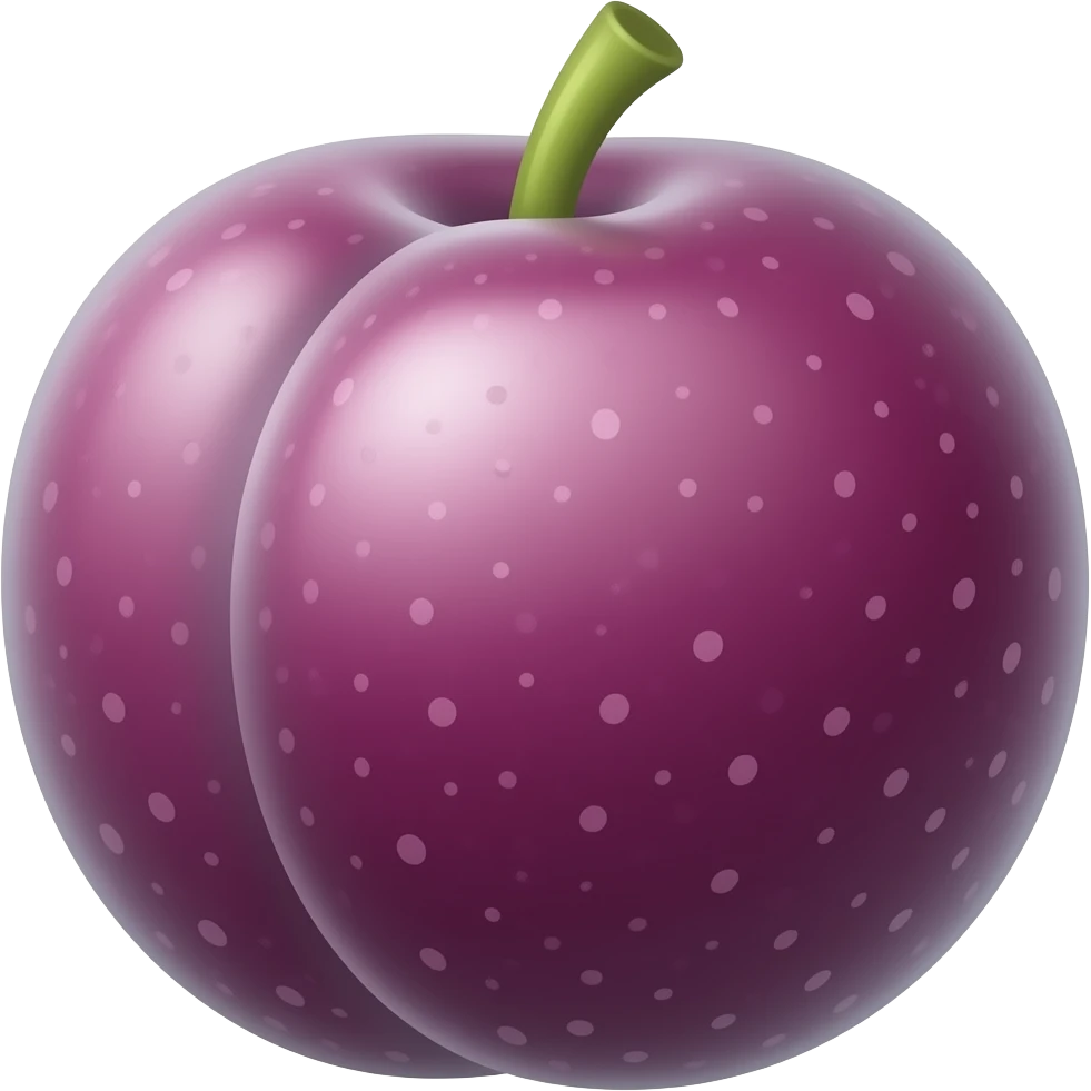 Plum coloured berries emoji