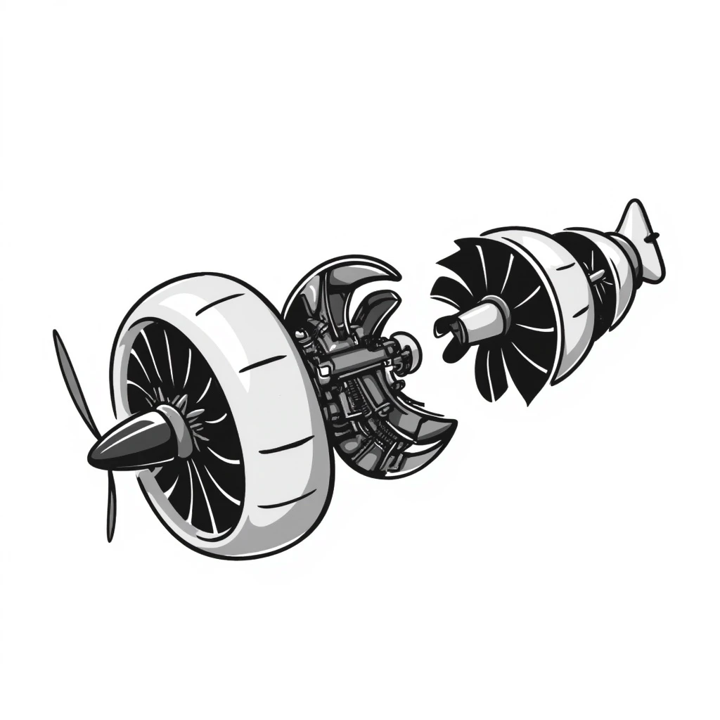 broken aircraft engine emoji