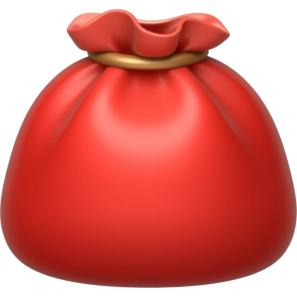 bolsa roja emoji