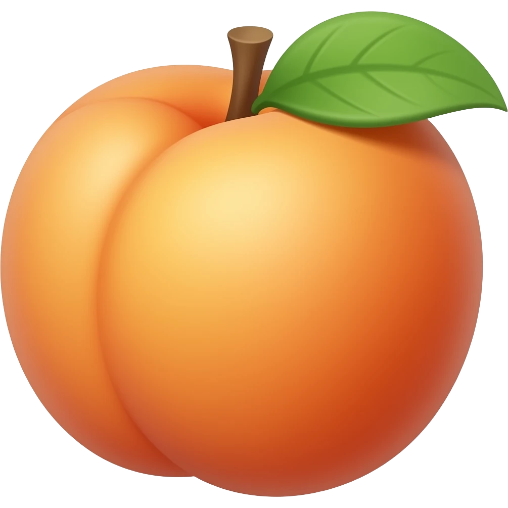 Peach emoji