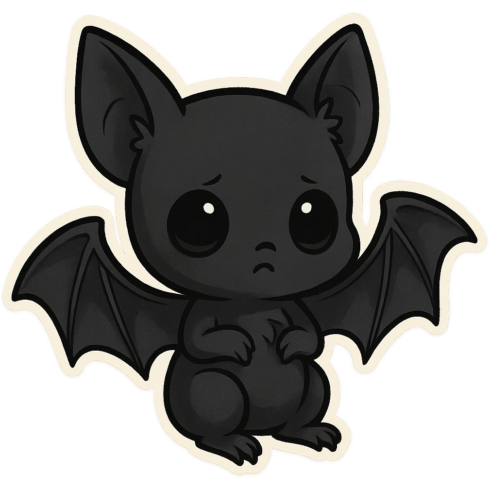 Goth black object emoji