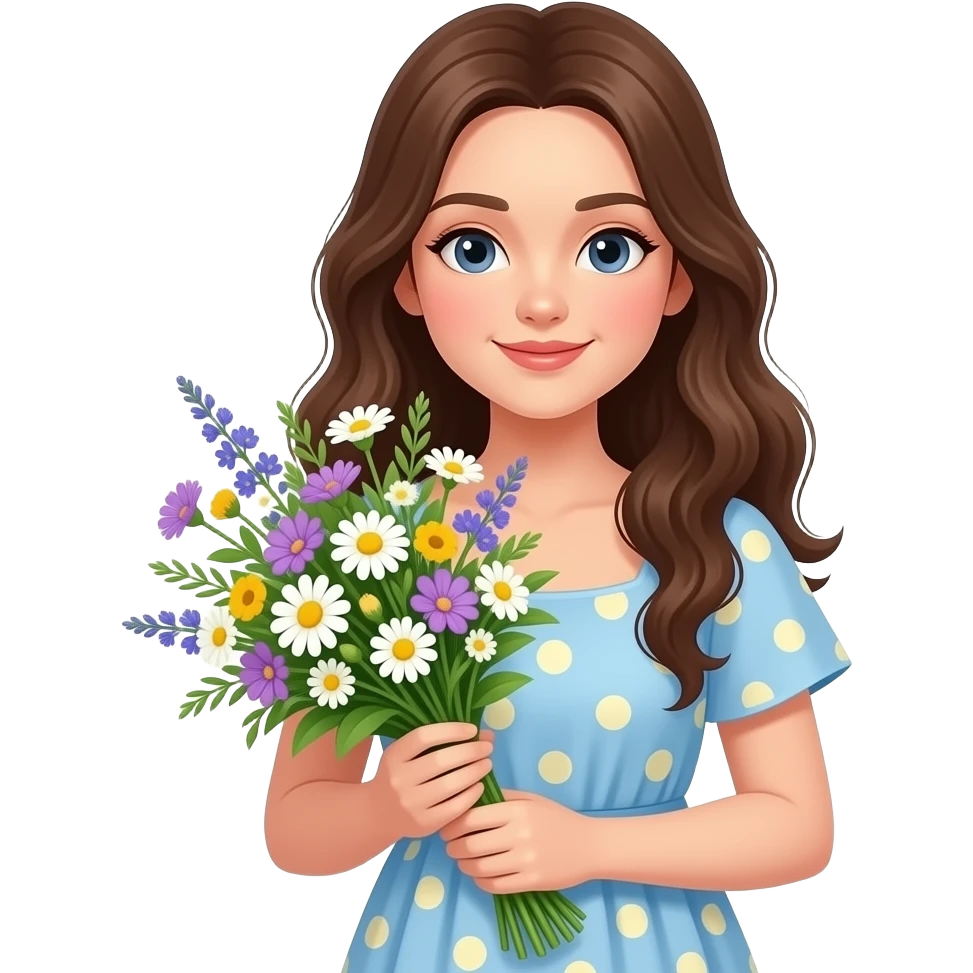 flower girl emoji