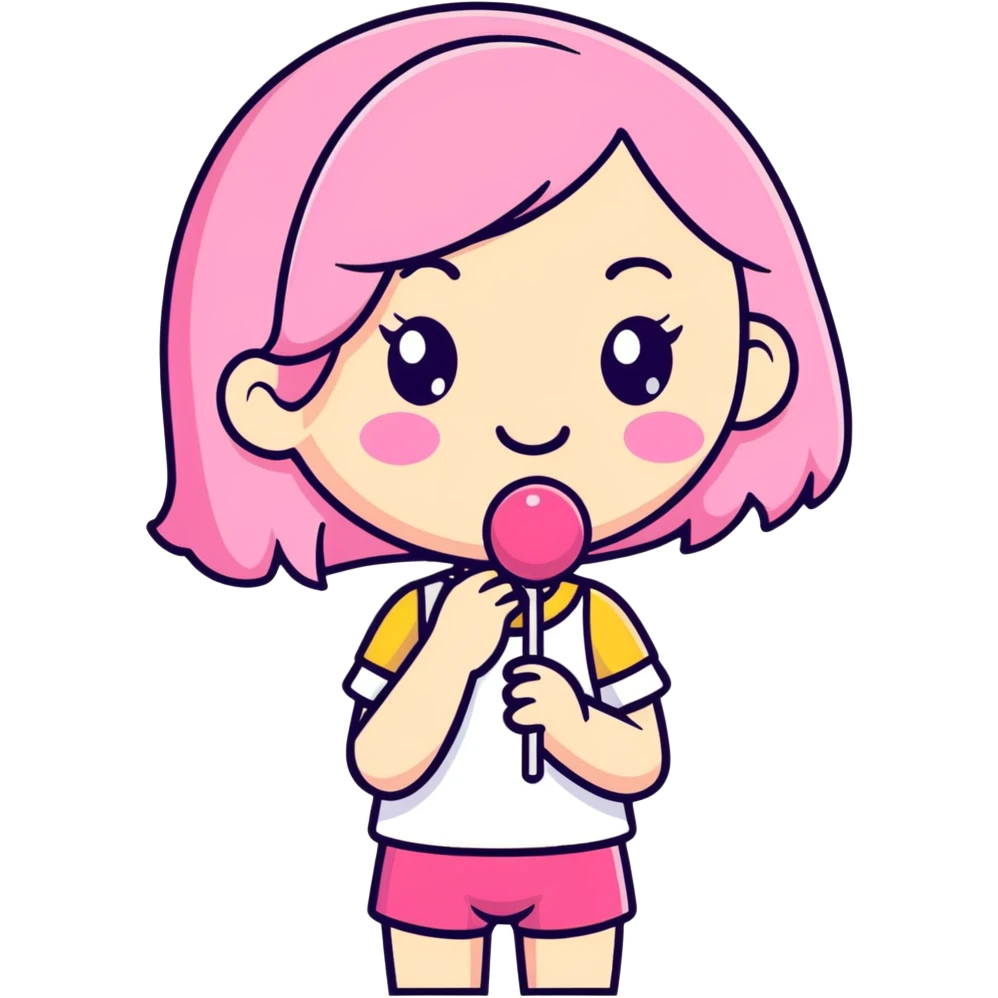 Gum girl  emoji