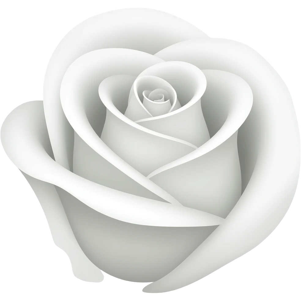 rose blanche emoji