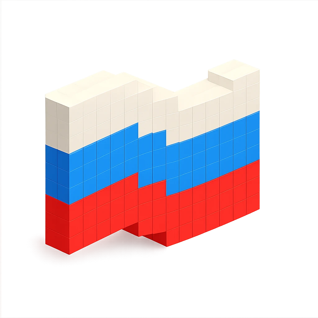 русский флаг полотно, no background emoji