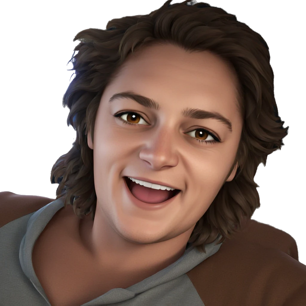 smiling brown haired boy emoji