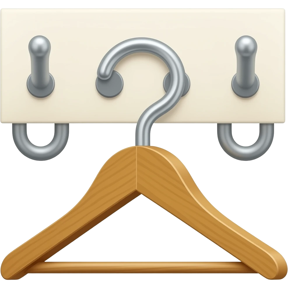 coat hooks emoji