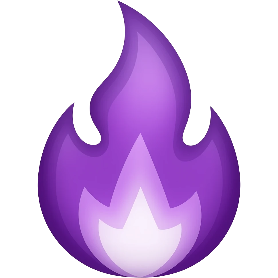 violet flame emoji