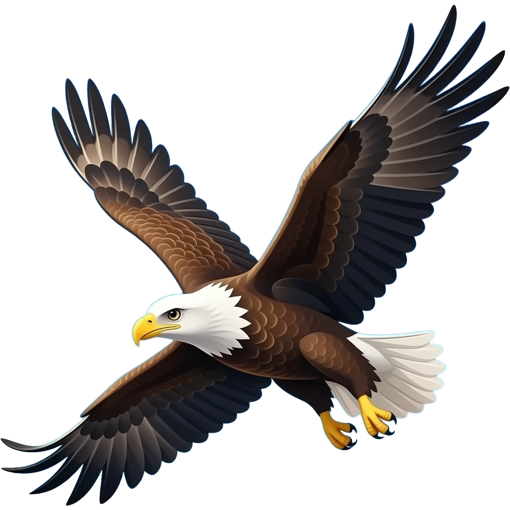 Way up in the bright blue skies. emoji