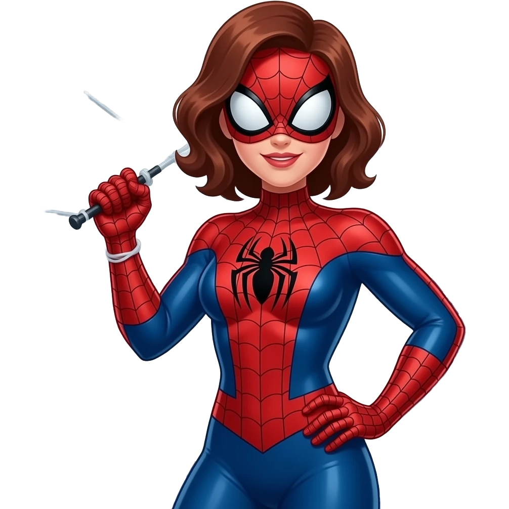Spider Woman from Heroes and Villains emoji