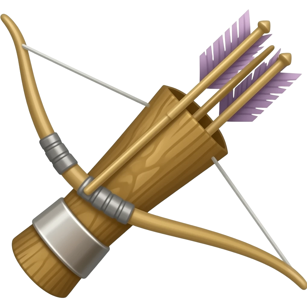 arc et flèches emoji