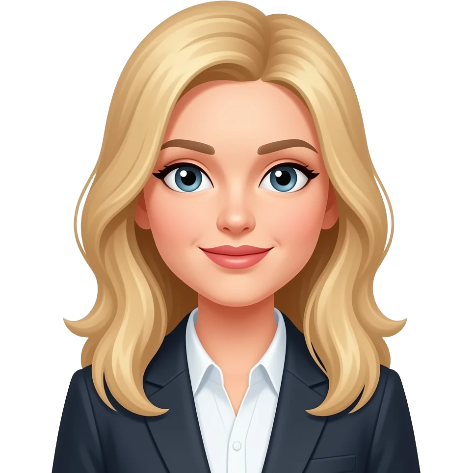 女时尚设计师金发 emoji