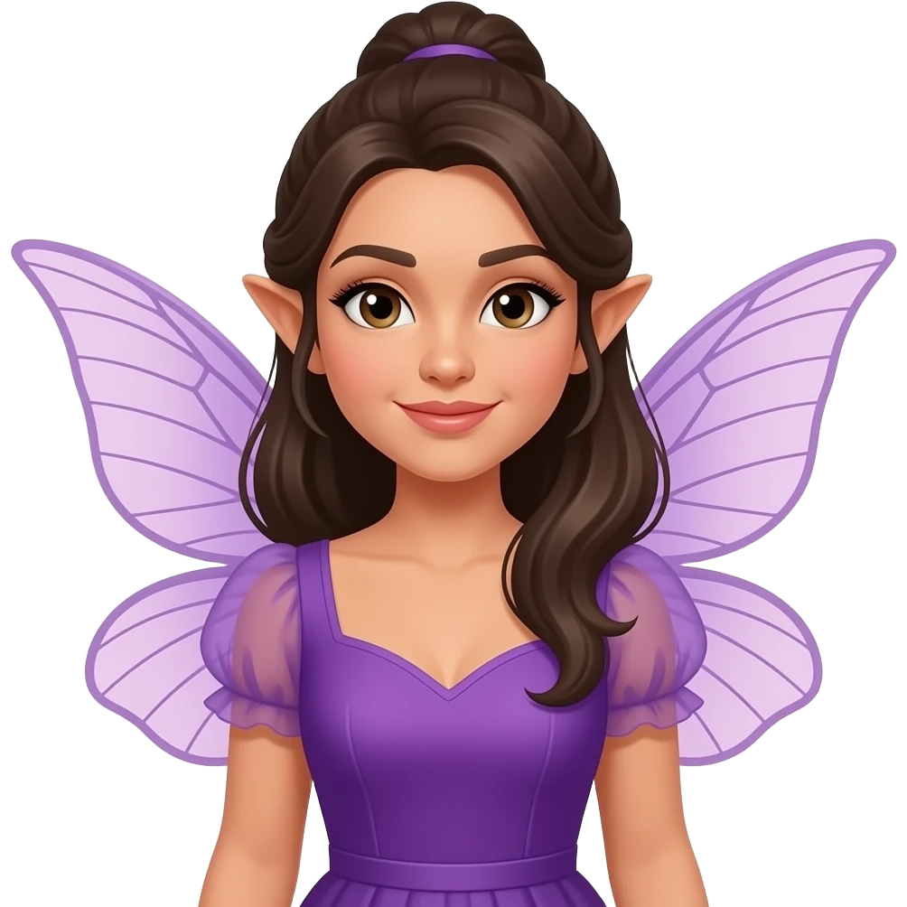 fairy purple latina emoji