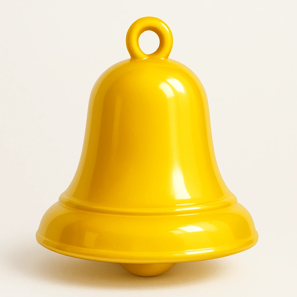 yellow bell emoji