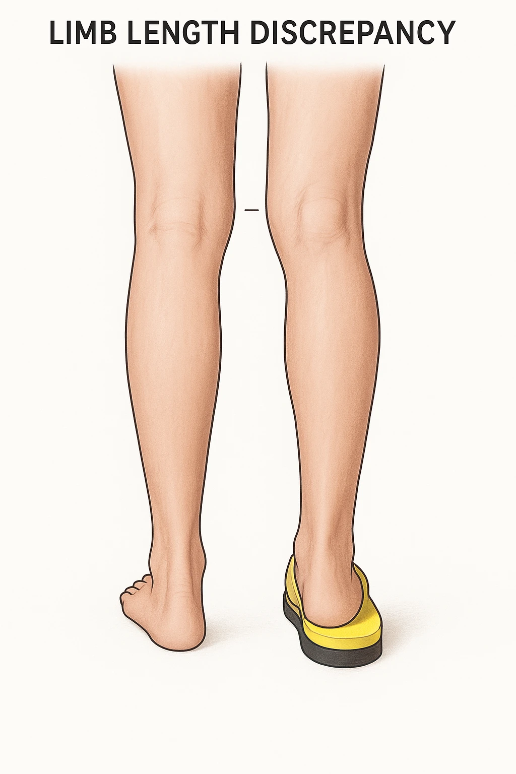 Dismetria versione anatomica emoji