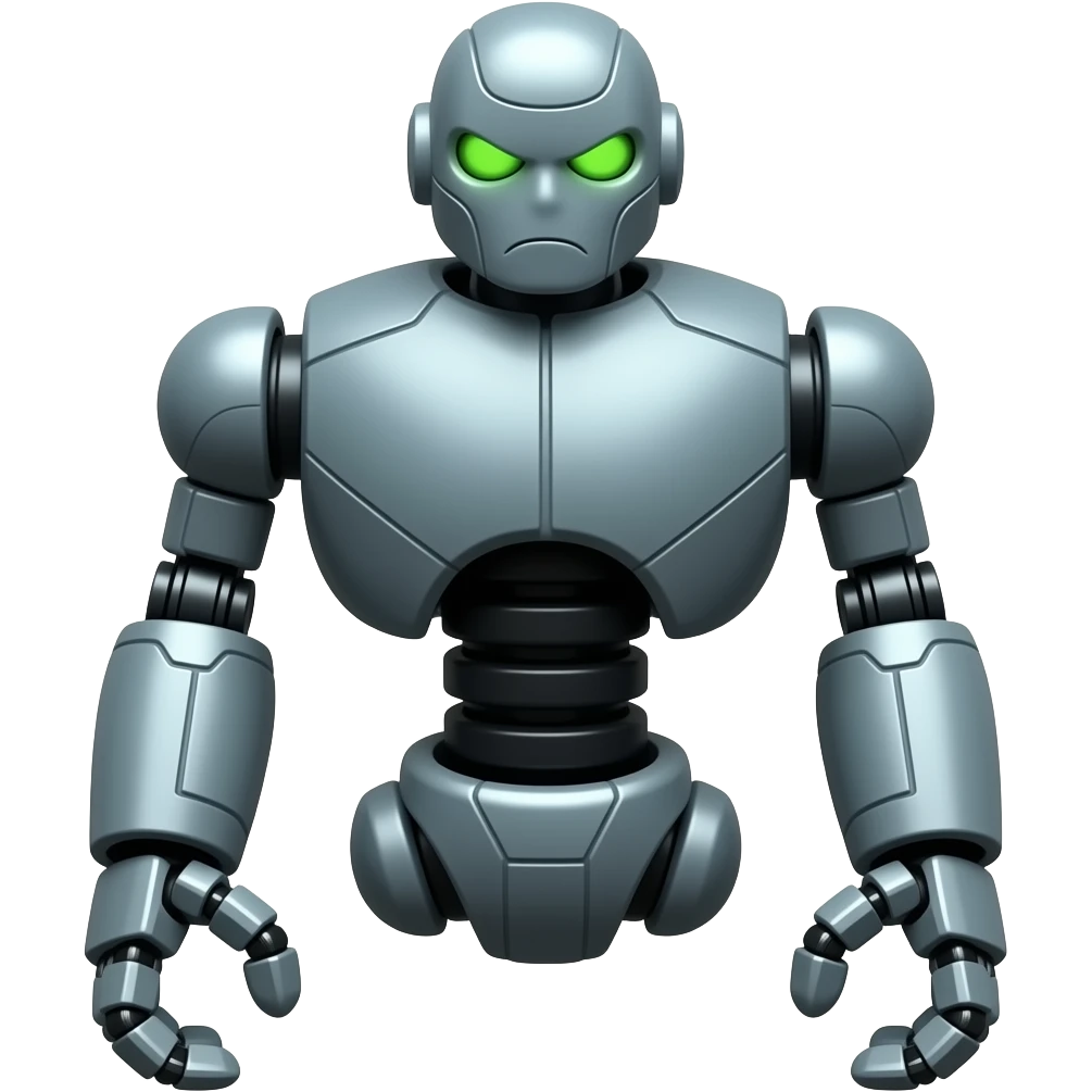 Evil robot emoji