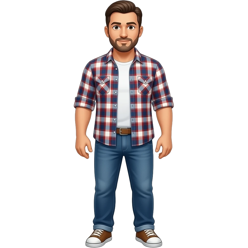 manly dad full body emoji emoji