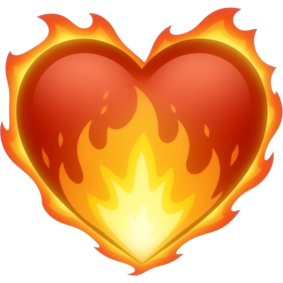 fire elemental heart emoji