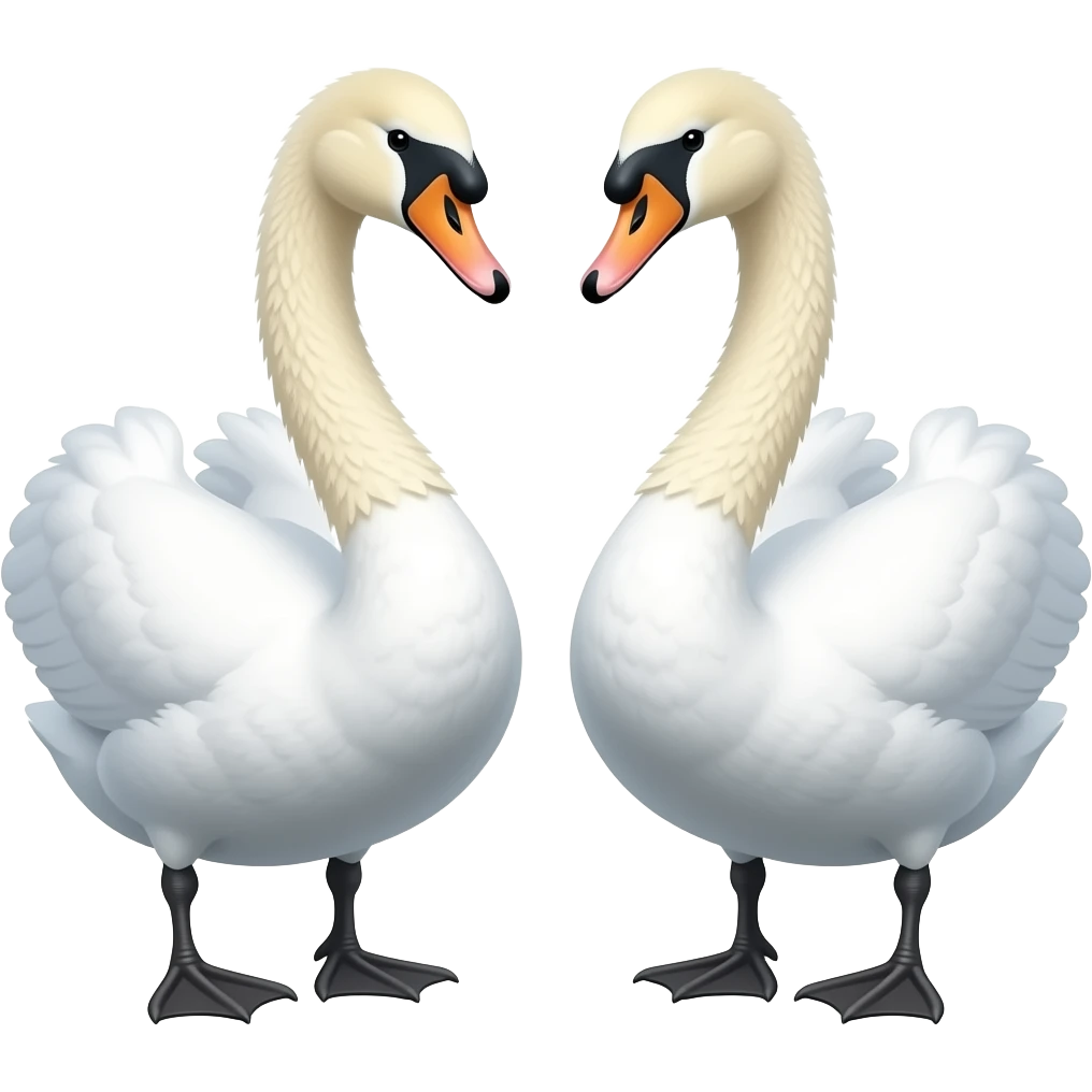 2 swan emoji