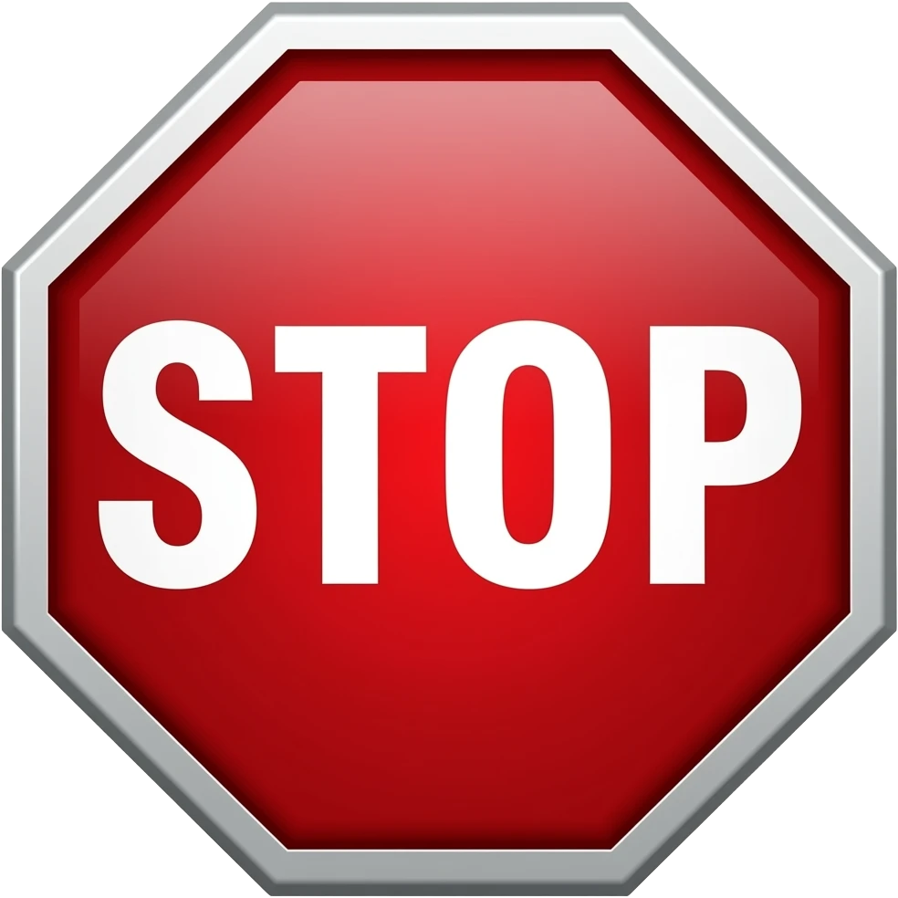 Stop Sign emoji