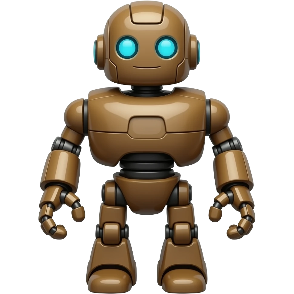 brown robot emoji